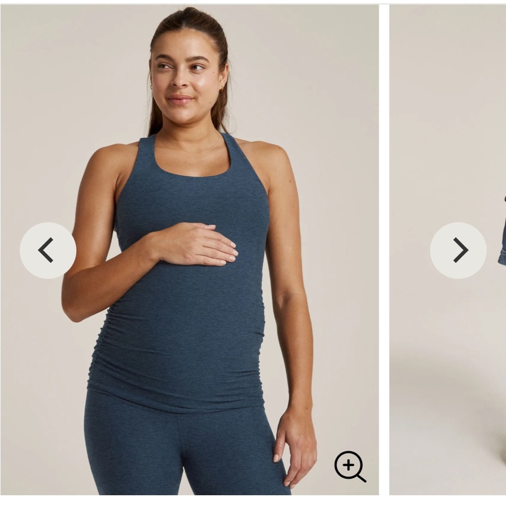 Spacedye Bases Covered Maternity Tank- size small